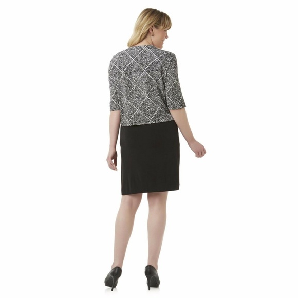 Women's Dress & Jacket set Simply Emma size 2X NEW - Picture 3 of 5